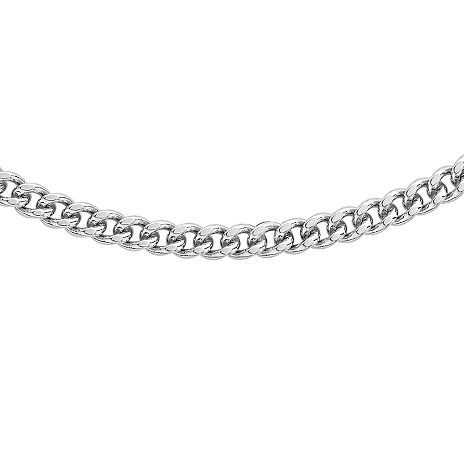 9K White Gold  Chain (Size - 18),  Gold Wt. 6.1 Gms
