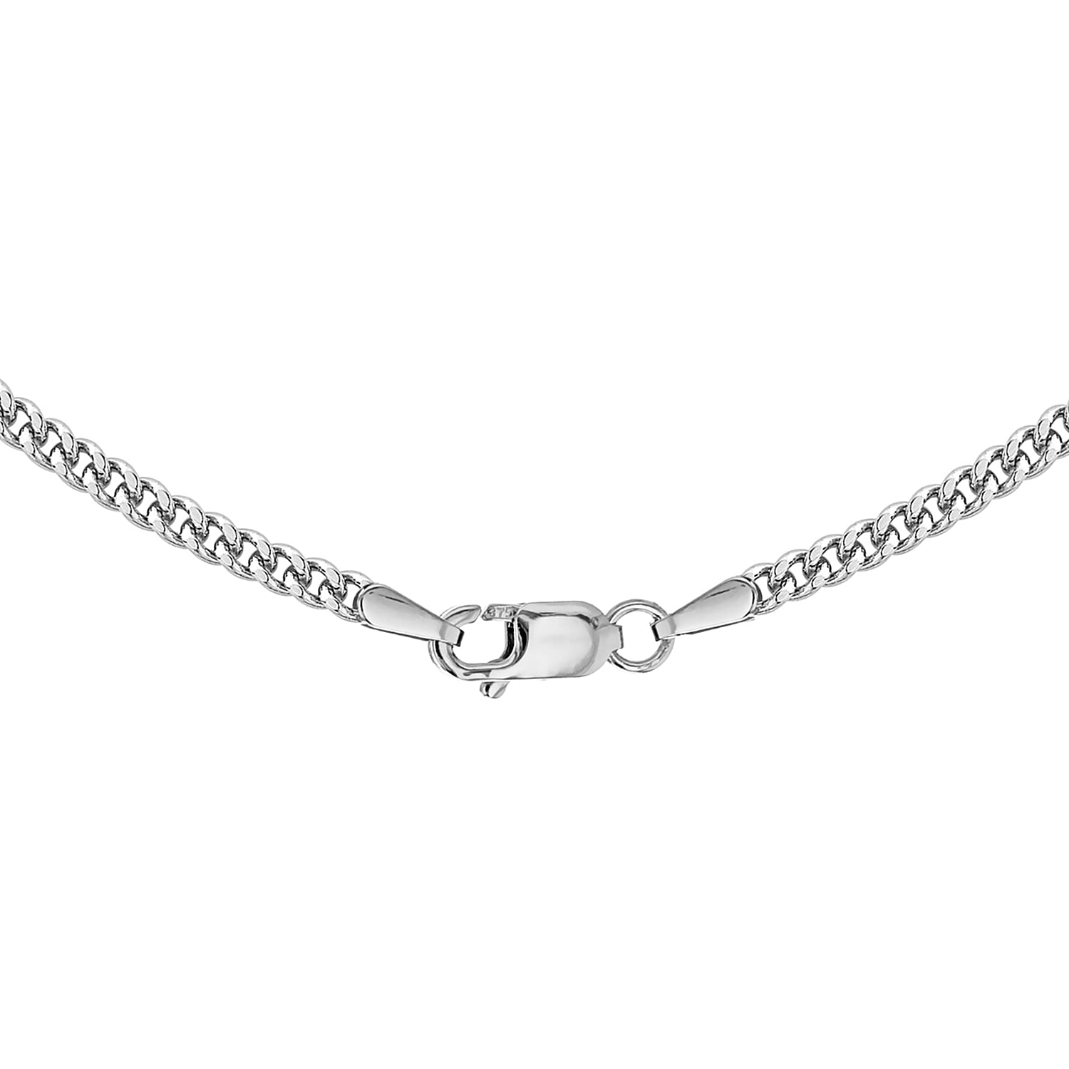 9K White Gold  Chain (Size - 18),  Gold Wt. 6.1 Gms