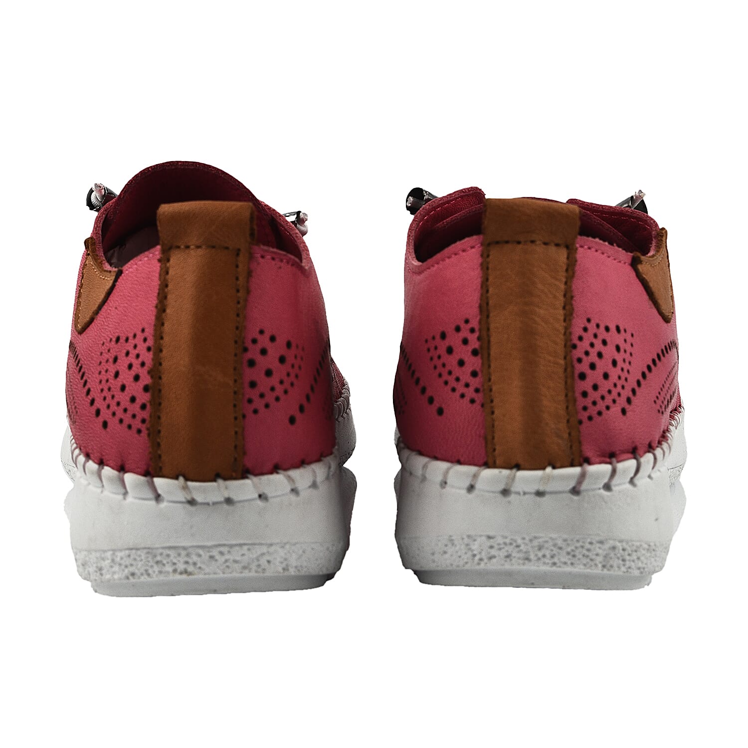 LOTUS Womens Katya Leather Trainers (Size 3) - Green