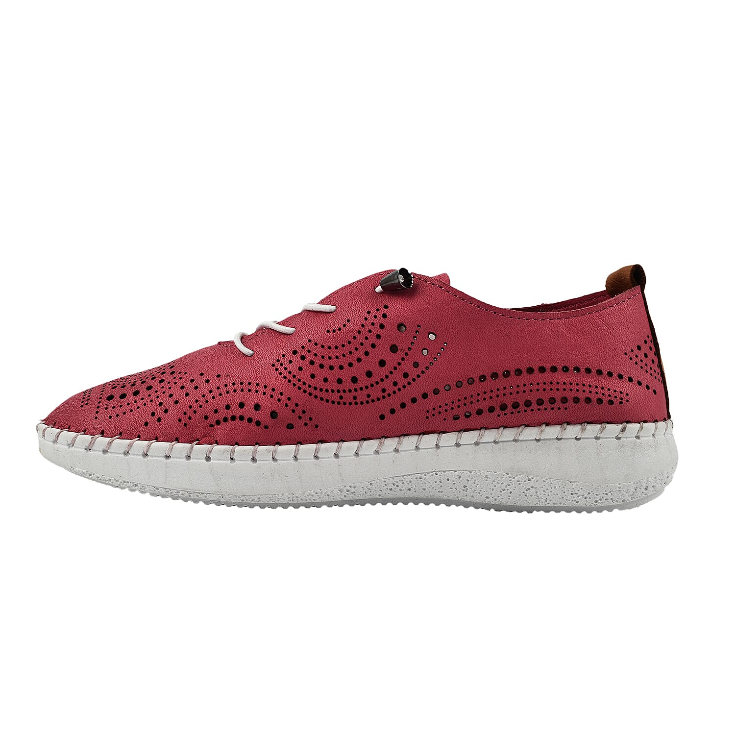 LOTUS Womens Katya Leather Trainers (Size 5) - Pink