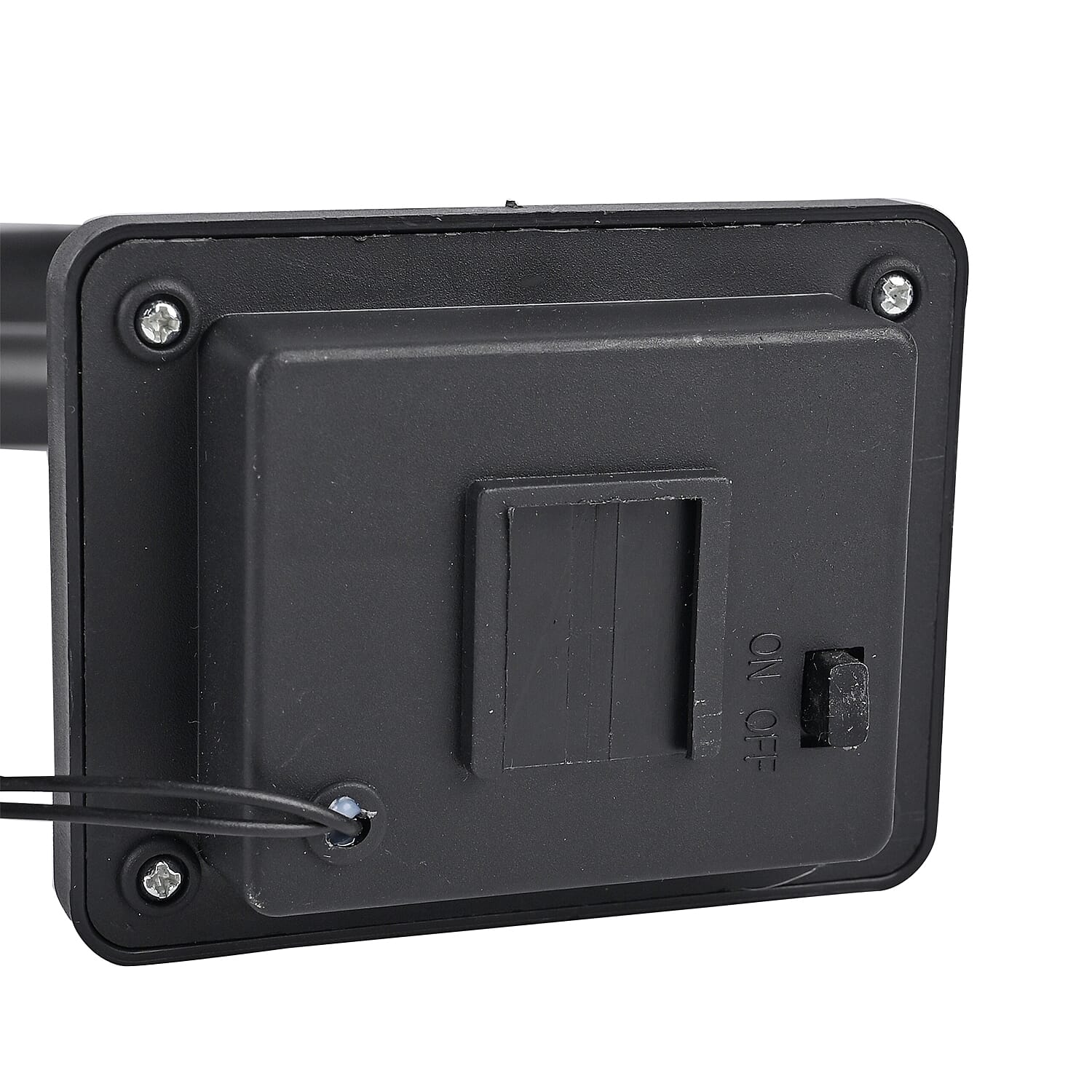 Set of 5 Solar Christmas Snowflake Pattern Garden Stake Green LED Light