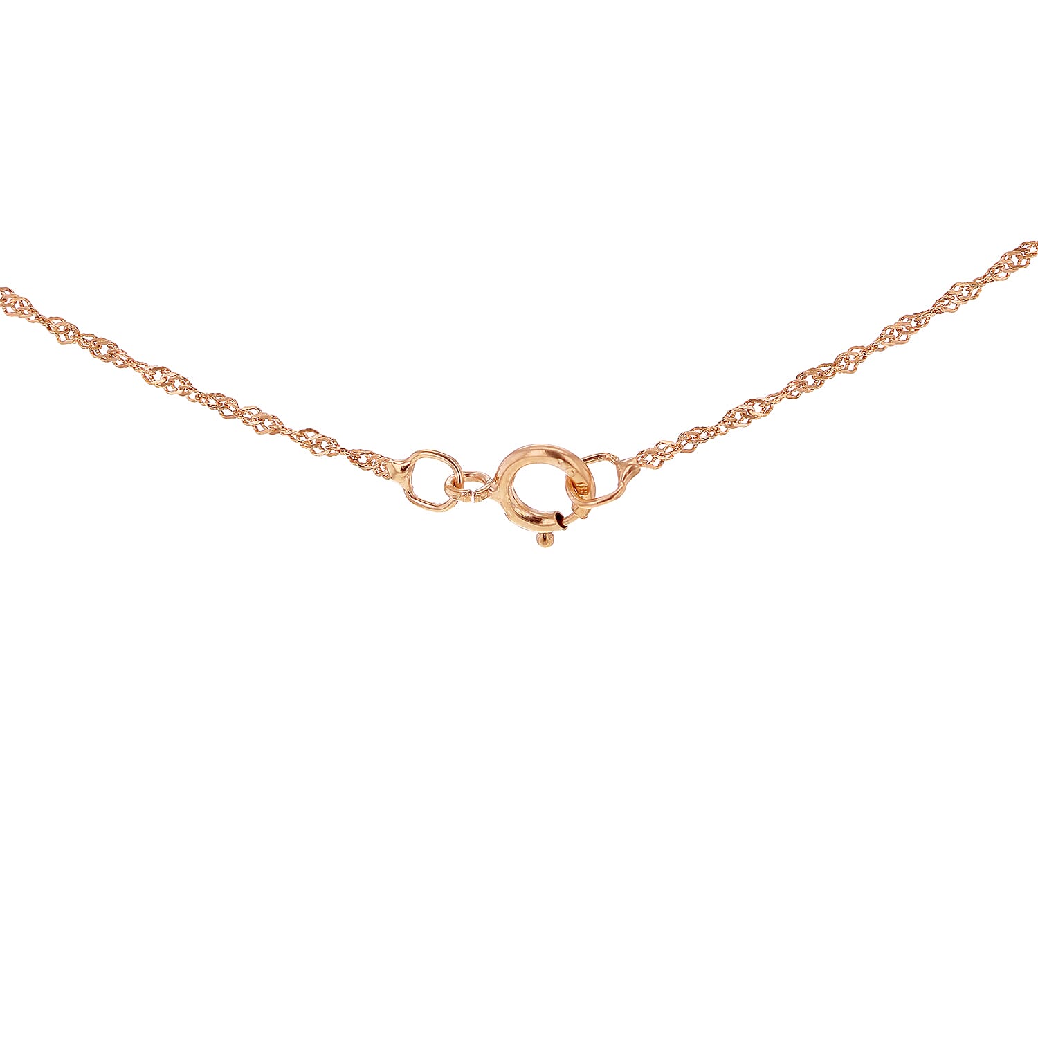 9K Rose Gold Chain (Size - 16), Gold Wt. 0.53 Gms 9K Rose Gold Chain (Size - 16), Gold Wt. 0.53 Gms