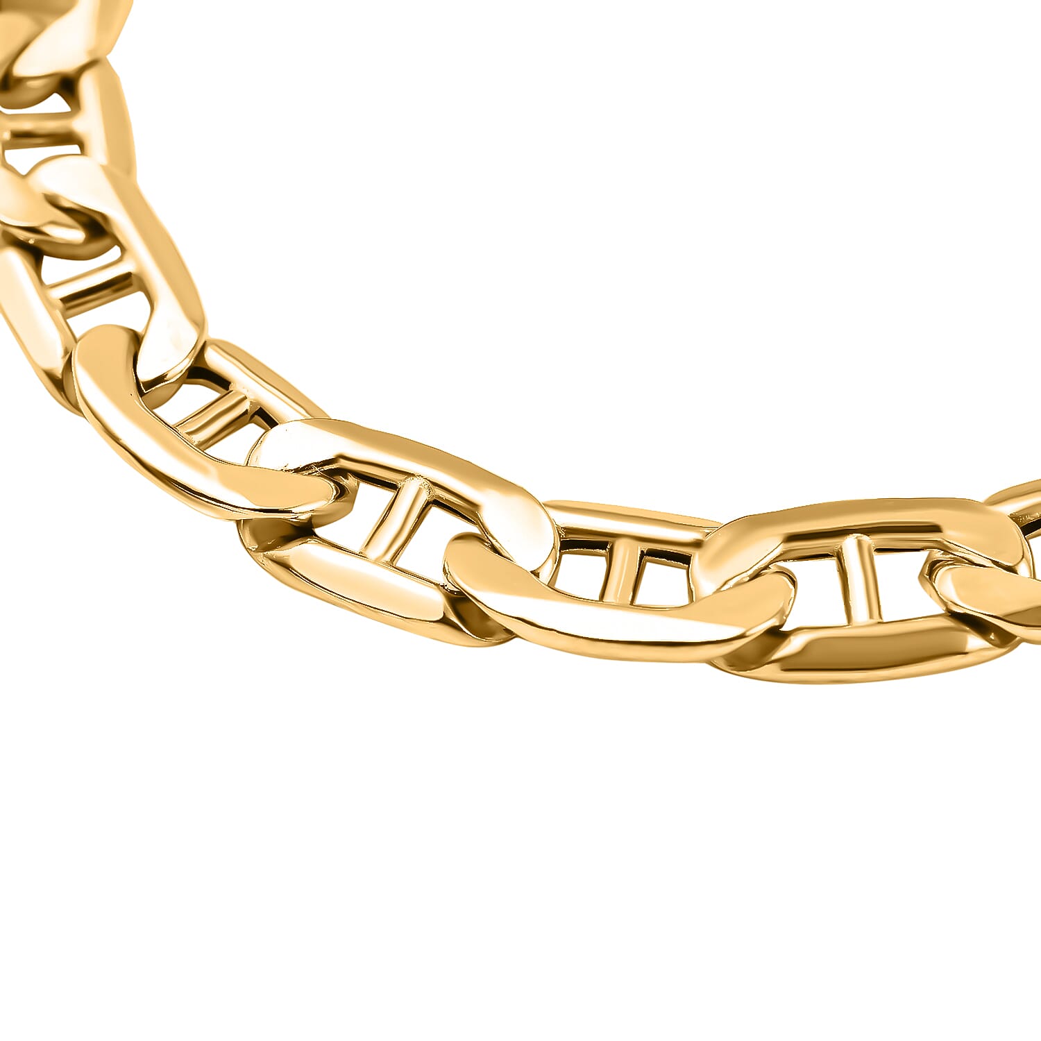 9K Yellow Gold Designer Inspired Rambo Bracelet (Size - 8), Gold Wt.10 Gms