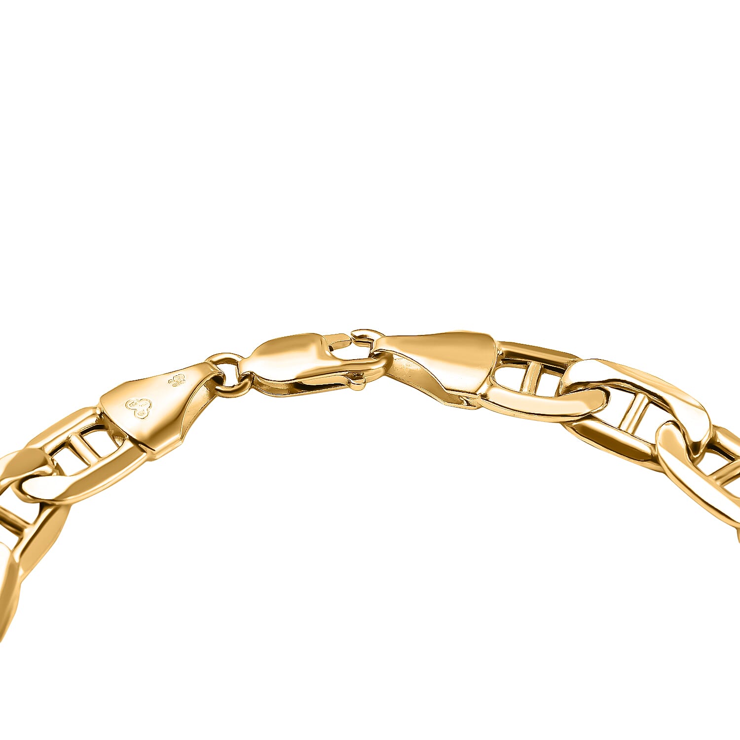 9K Yellow Gold Designer Inspired Rambo Bracelet (Size - 8), Gold Wt.10 Gms