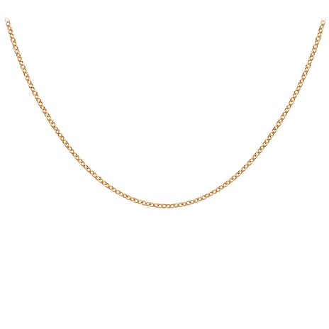 9K Rose Gold  Chain (Size - 16),  Gold Wt. 1.7 Gms