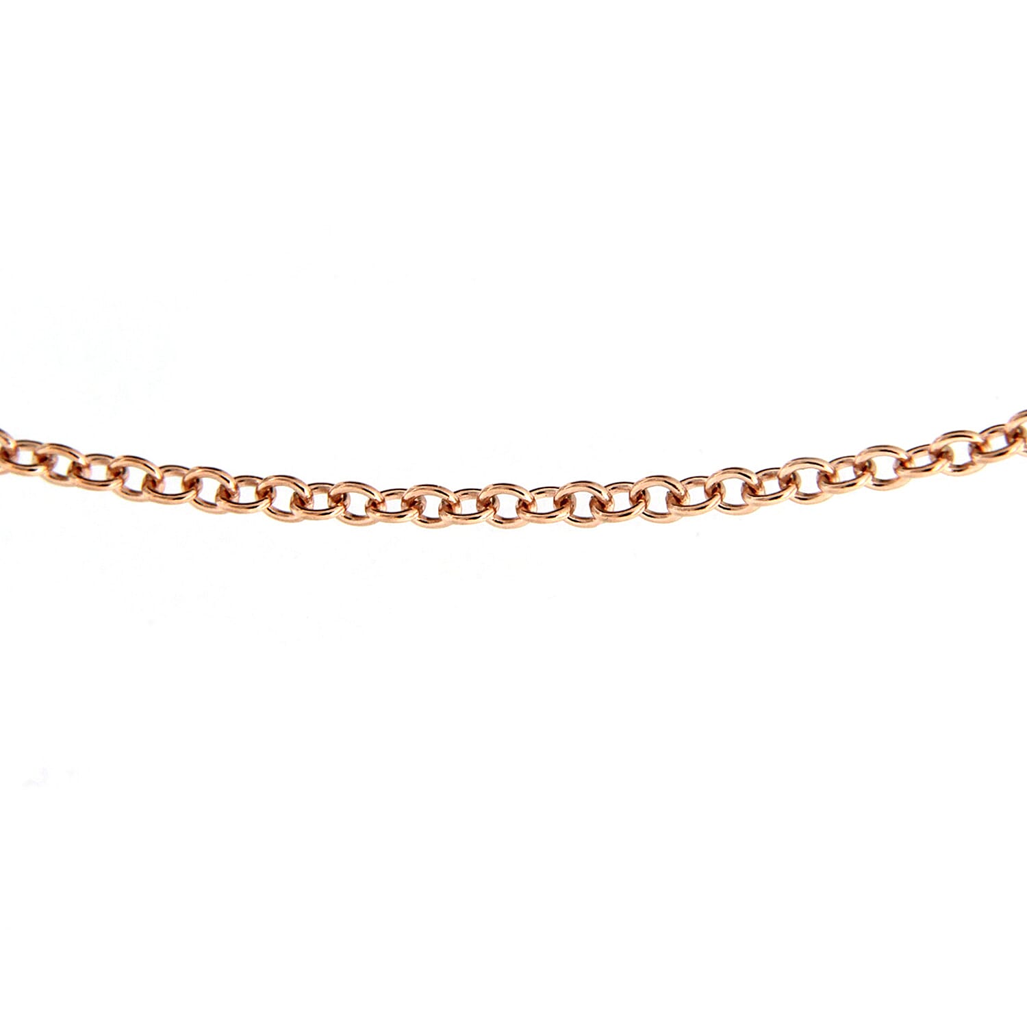 9K Rose Gold  Chain (Size - 16),  Gold Wt. 1.7 Gms