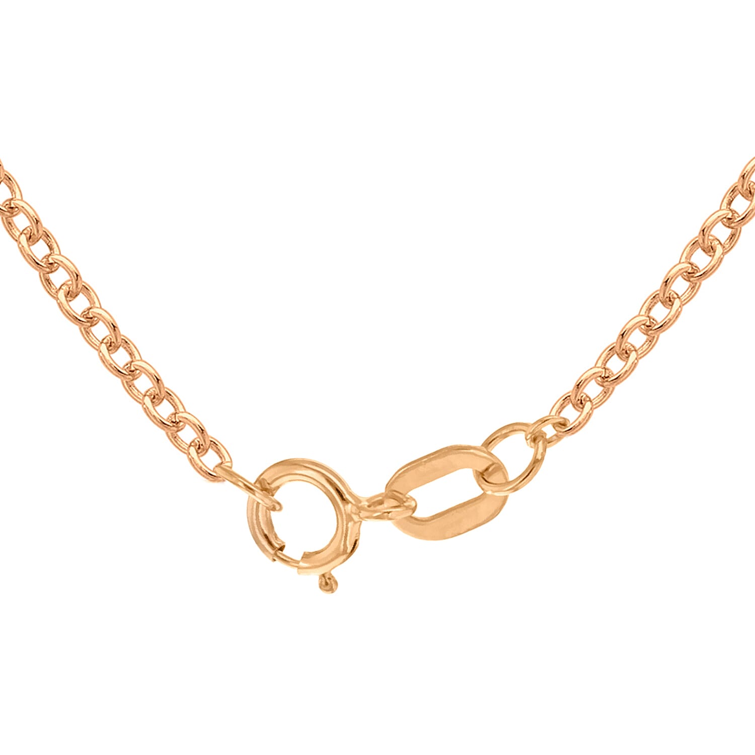 9K Rose Gold  Chain (Size - 16),  Gold Wt. 1.7 Gms