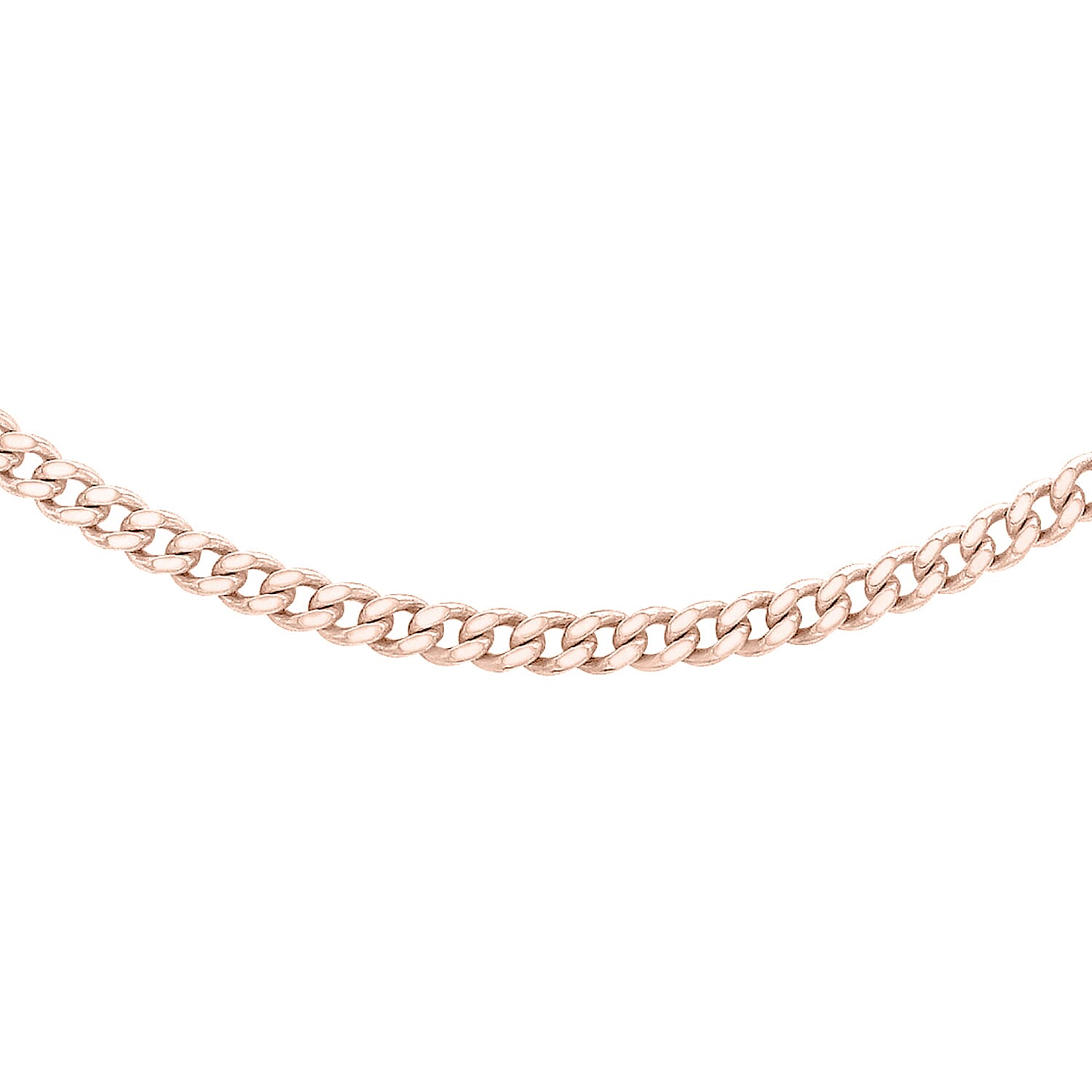 9K Rose Gold  Chain (Size - 18),  Gold Wt. 0.5 Gms