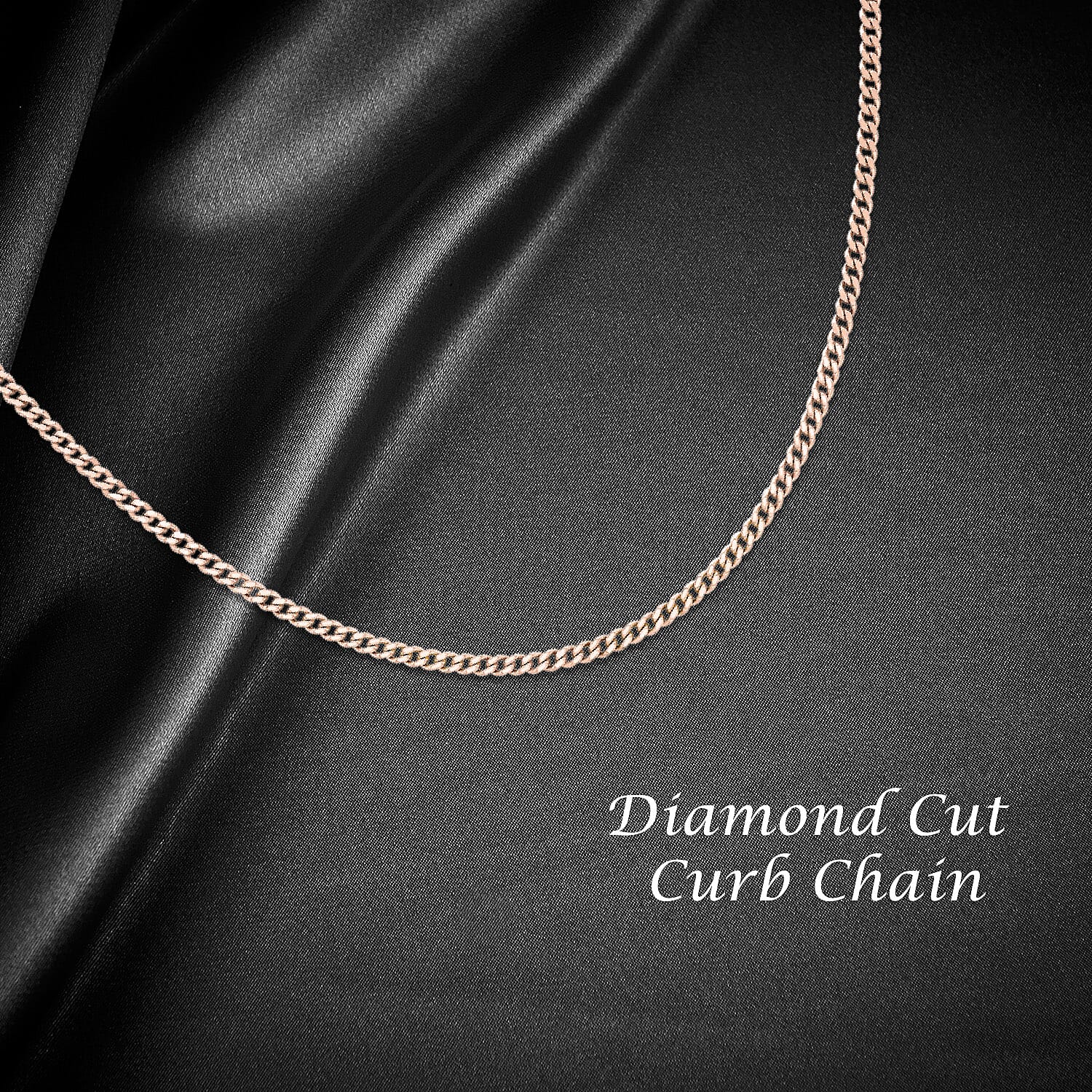 9K Rose Gold Chain (Size - 20), Gold Wt. 2.8 Gms 9K Rose Gold Chain (Size - 20), Gold Wt. 2.8 Gms