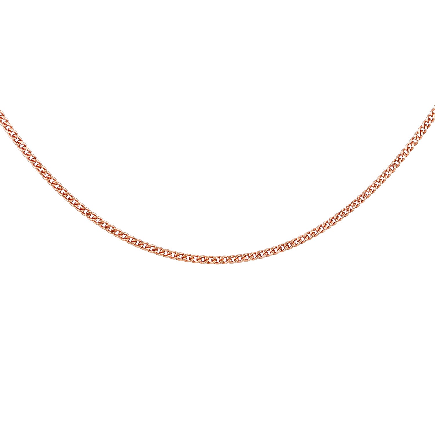 9K Rose Gold  Chain (Size - 18),  Gold Wt. 2.5 Gms