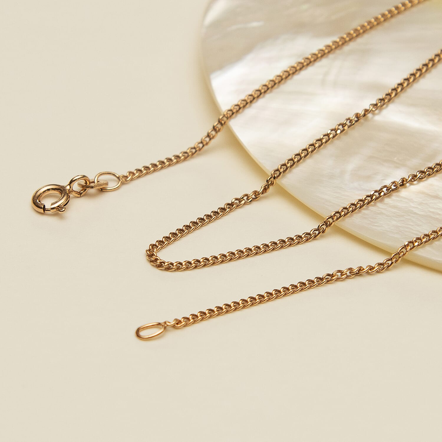 9K Rose Gold  Chain (Size - 18),  Gold Wt. 2.5 Gms