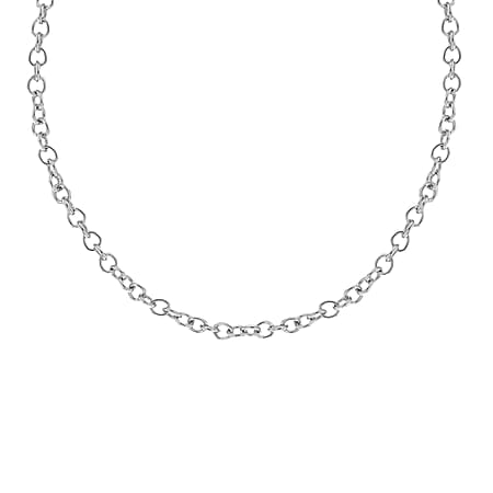 Trace Chain 18 Inch in 9K White Gold