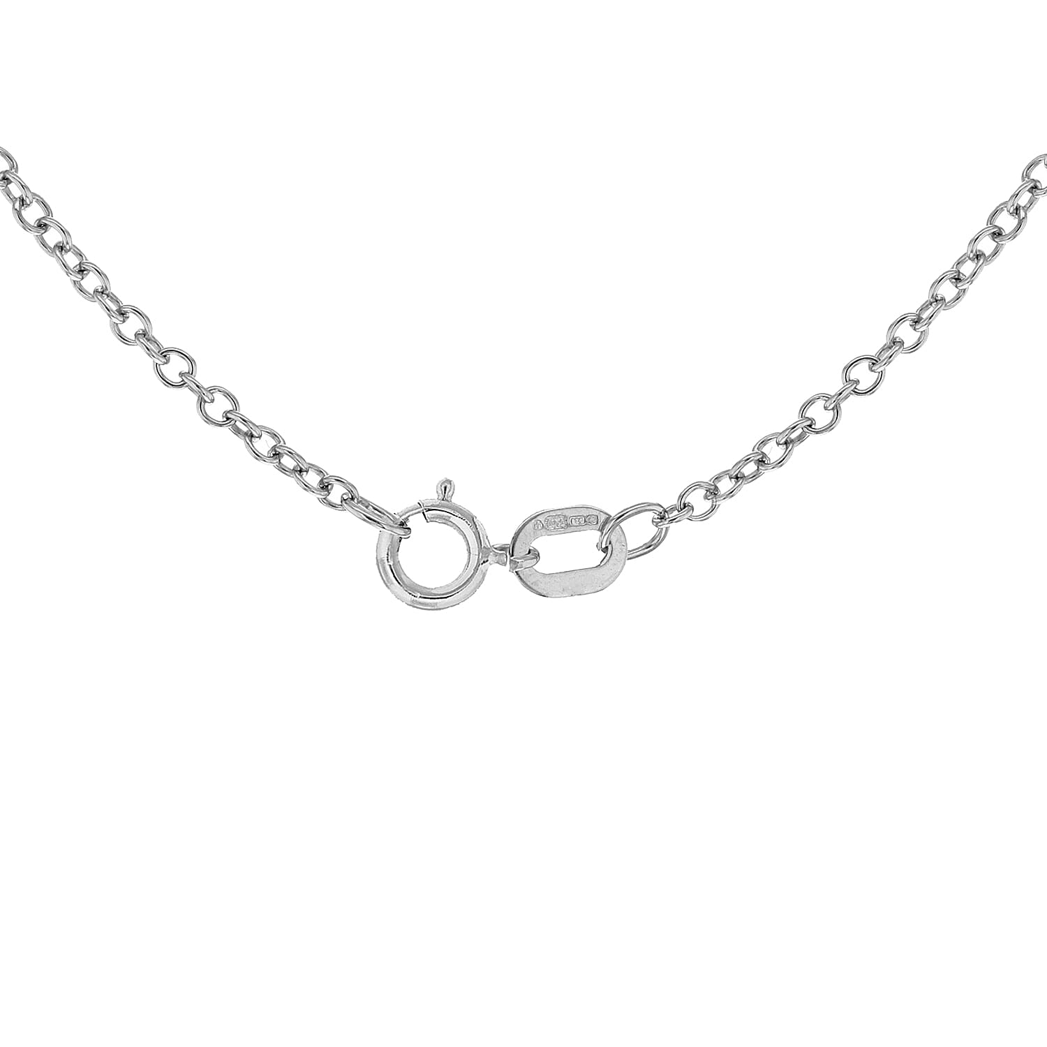 9K White Gold  Chain (Size - 16),  Gold Wt. 1.8 Gms