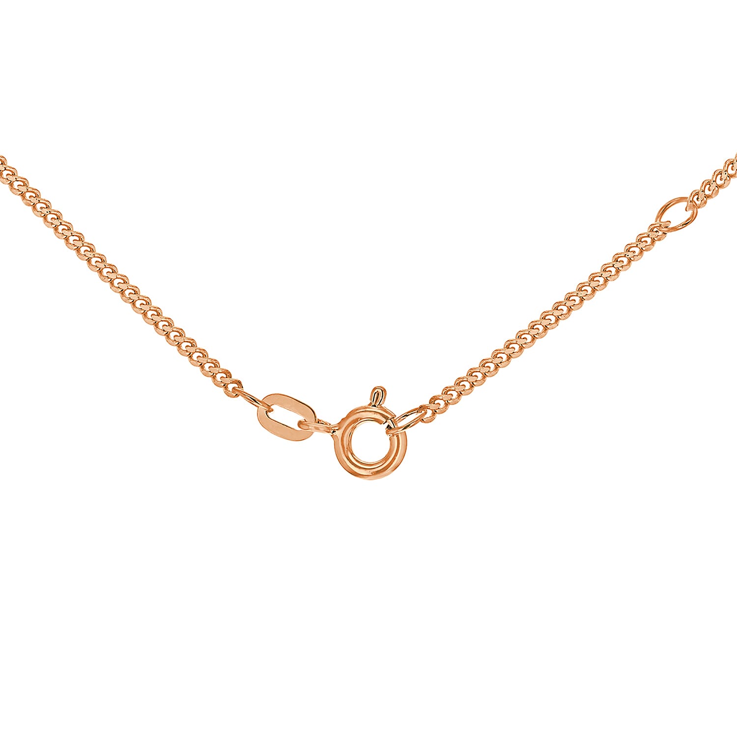 9K Rose Gold Chain (Size - 24), Gold Wt. 1 Gms 9K Rose Gold Chain (Size - 24), Gold Wt. 1 Gms