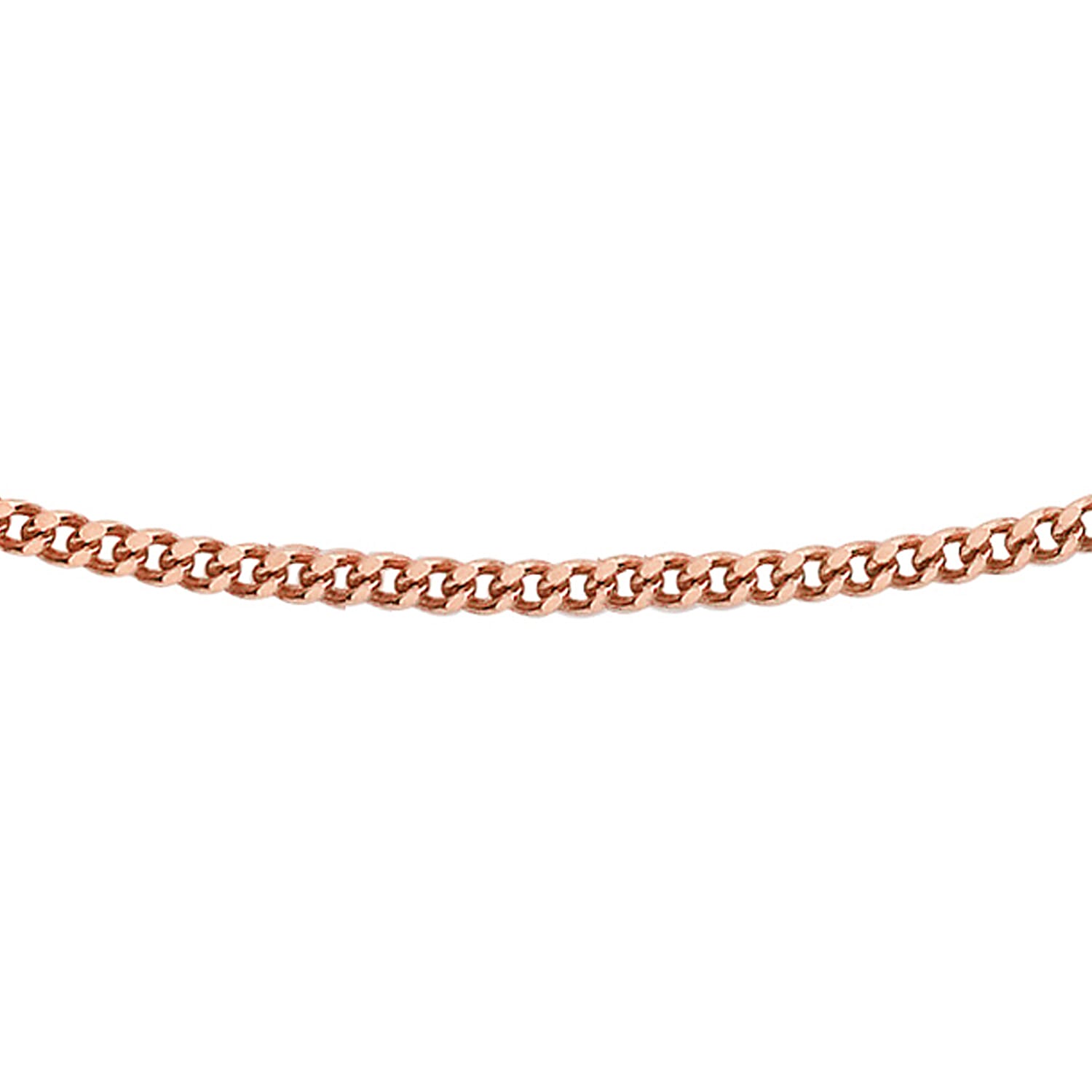 9K Rose Gold  Chain (Size - 20),  Gold Wt. 0.83 Gms