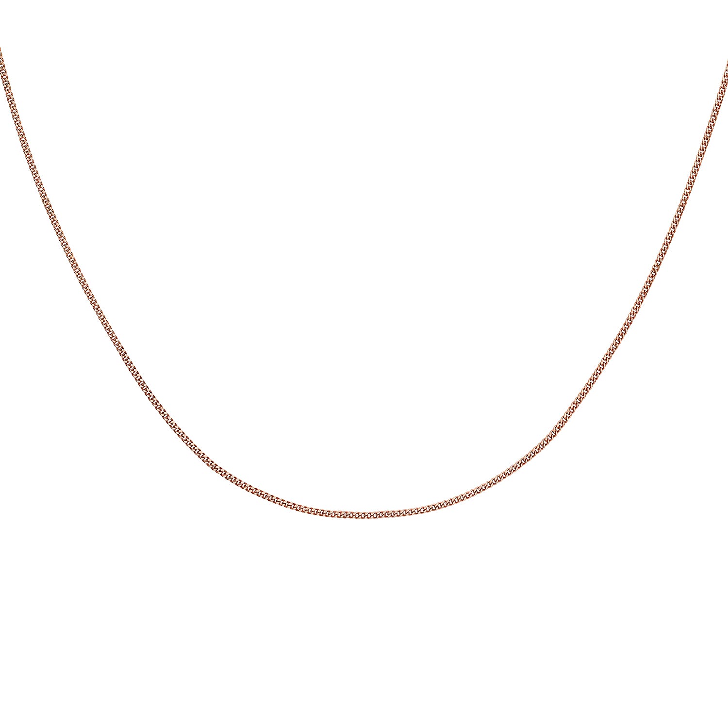 9K Rose Gold  Chain (Size - 20),  Gold Wt. 0.83 Gms