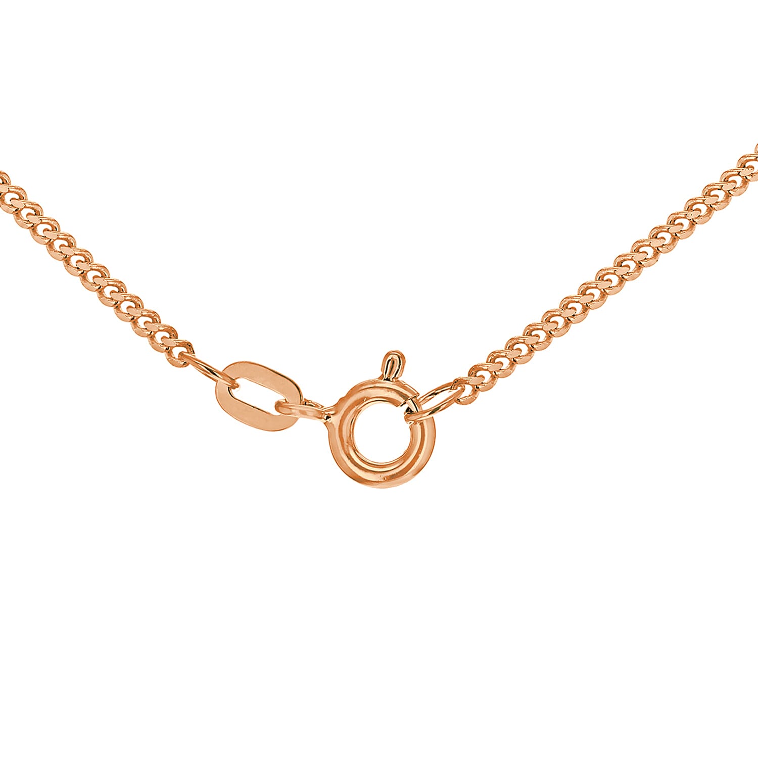 9K Rose Gold  Chain (Size - 18),  Gold Wt. 0.75 Gms