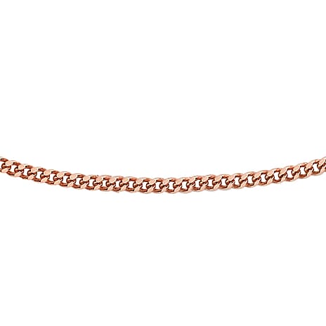 9K Rose Gold  Chain (Size - 18),  Gold Wt. 0.8 Gms