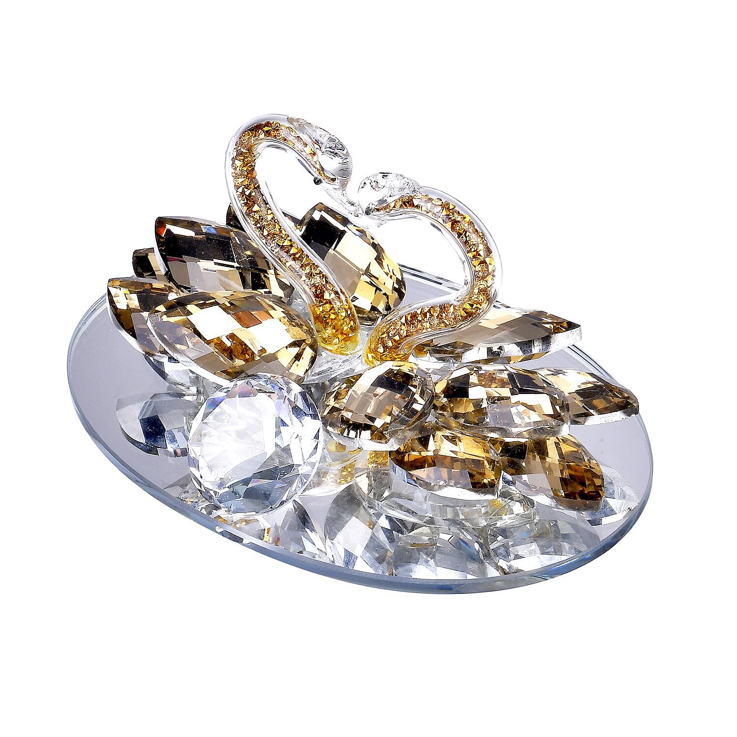 LIMITED EDITION- Crystal Pair of Swans Figurine