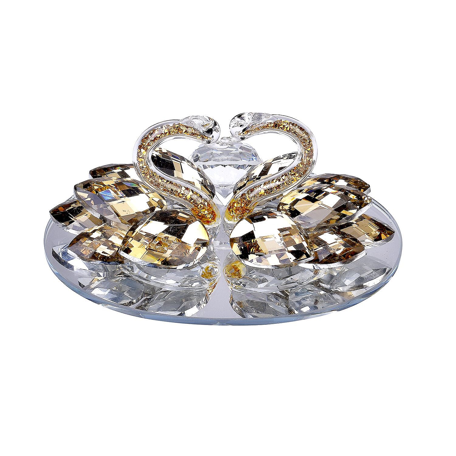 LIMITED EDITION- Crystal Pair of Swans Figurine