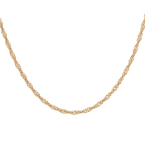 9K Rose Gold  Chain (Size - 20),  Gold Wt. 3.7 Gms