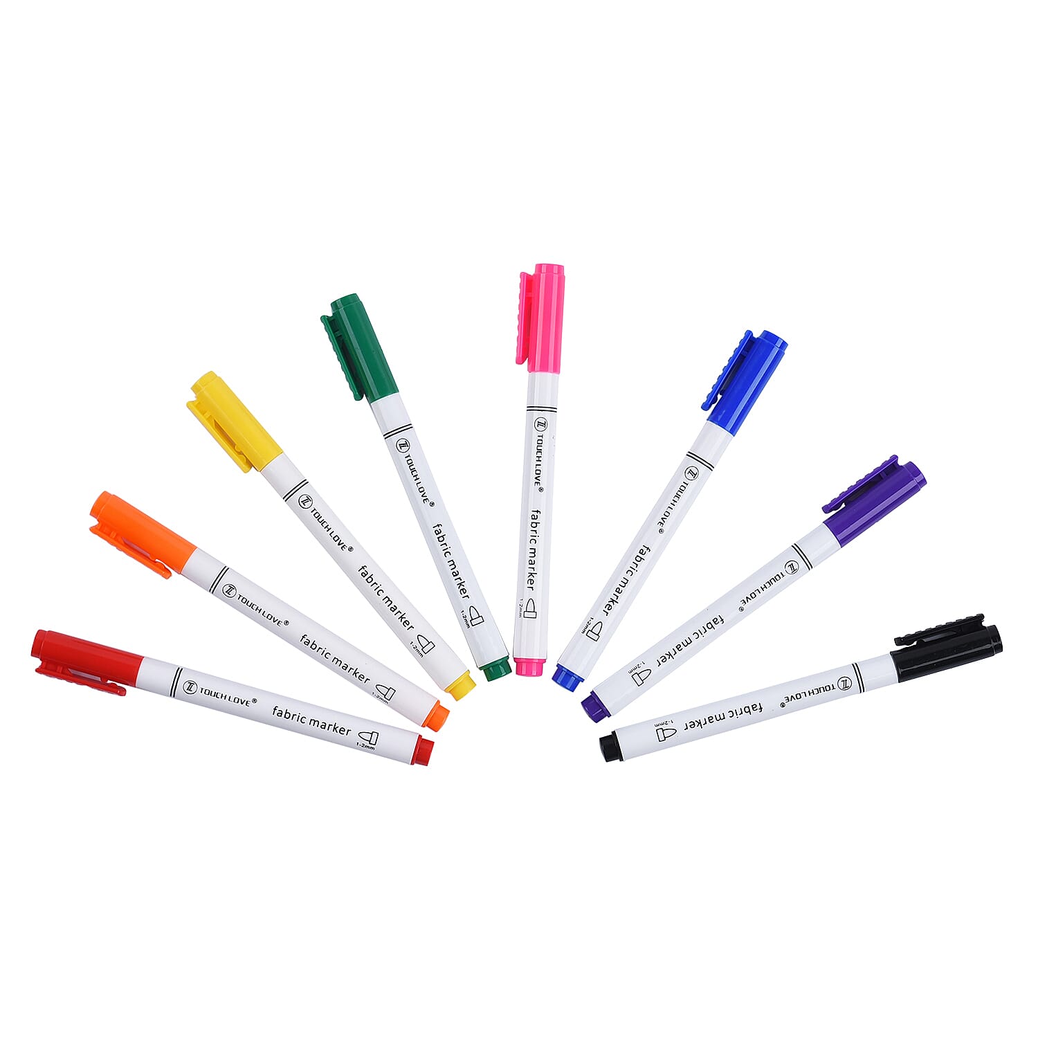 Set of 2 - DIY Grafitti Colouring Pillow Cover with 8 Water Colour Pens (Size 44 Cm)