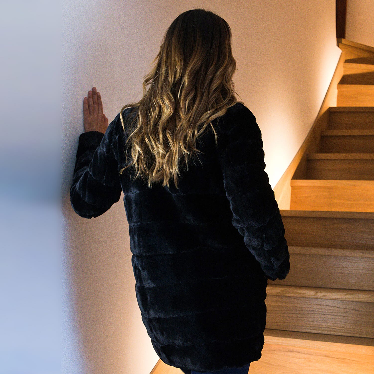 19V69 ITALIA by Alessandro Versace Jacket (Size-L) - Black