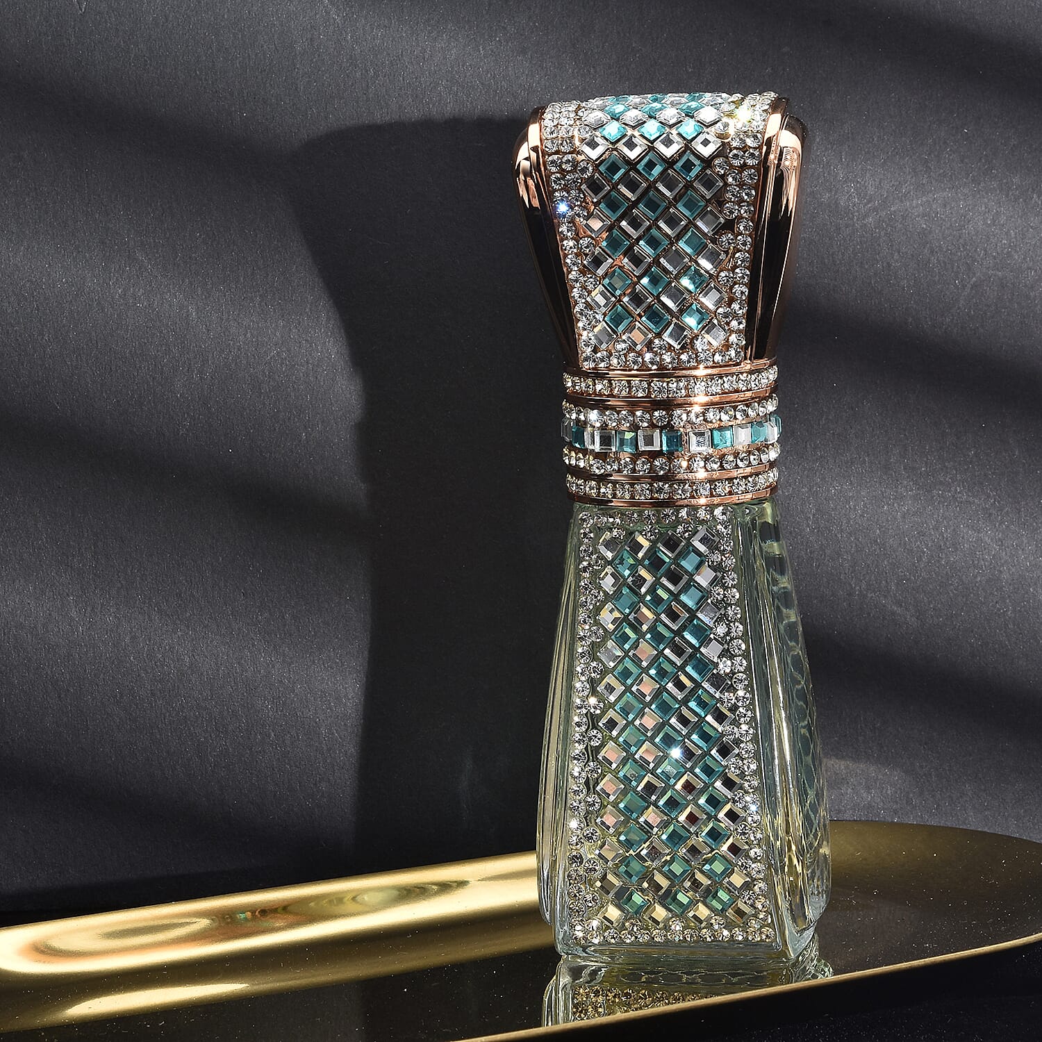 Blue Crystal Studded Butterfly Love Perfume - 25 ml