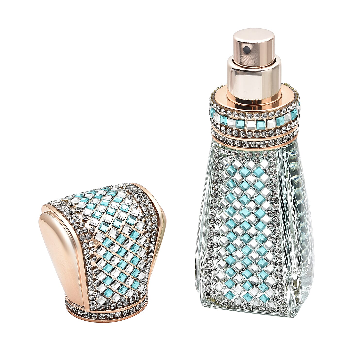 Blue Crystal Studded Butterfly Love Perfume - 25 ml