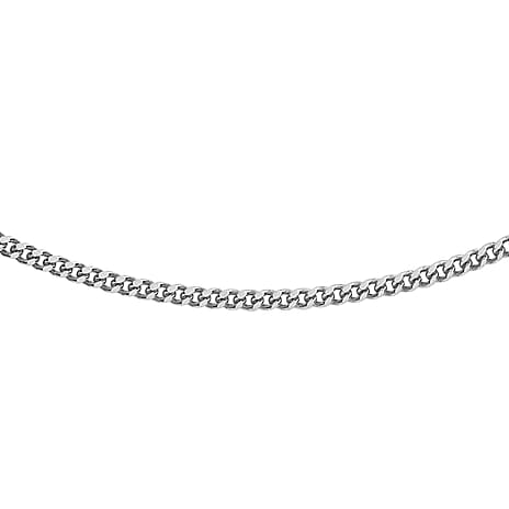 9K White Gold  Chain (Size - 18),  Gold Wt. 2.1 Gms