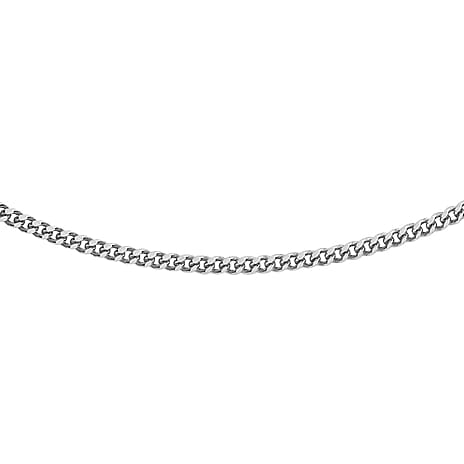 9K White Gold  Chain (Size - 16),  Gold Wt. 1.9 Gms
