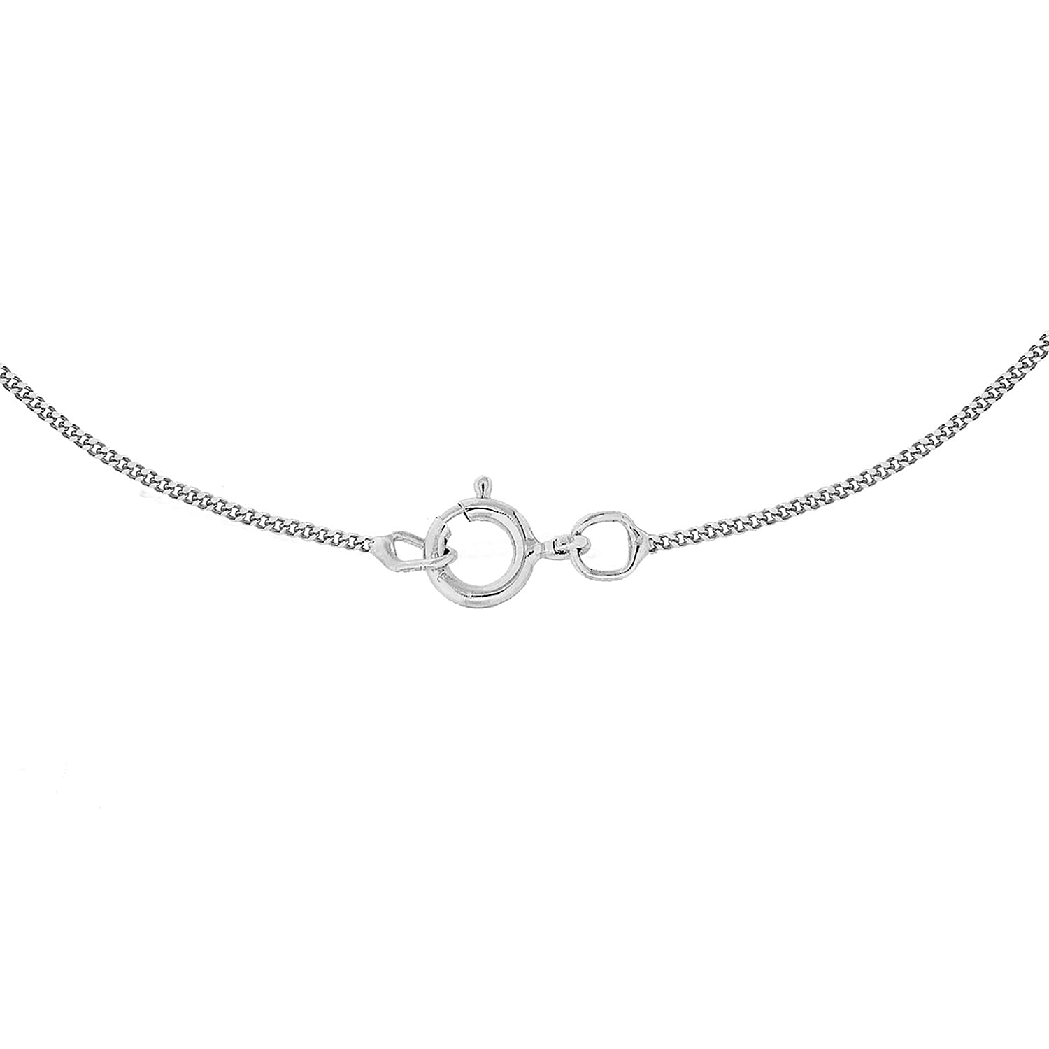 9K White Gold  Chain (Size - 16),  Gold Wt. 1.9 Gms