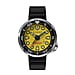 Nubeo Ventana Automatic Limited Edition Japanese Movement Yellow Dial 100 ATM Water Resistant Watch with Silicon Strap