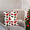 100% Cotton Towel Embroidery Soft Cushion Cover with Santa Pattern (45x45cm)