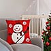 100% Cotton Towel Embroidery Soft Cushion Cover with Stocking Pattern (45x45cm)