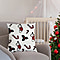 100% Cotton Towel Embroidery Soft Cushion Cover with Snowman Pattern (45x45cm)