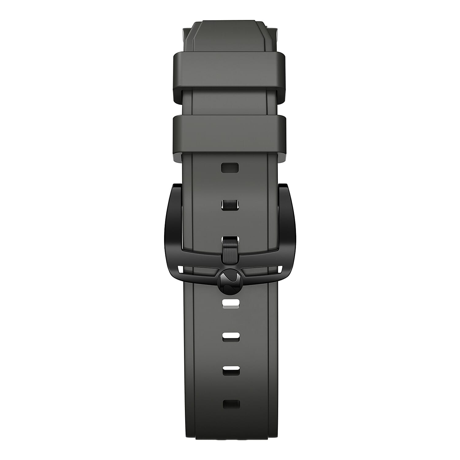 Nubeo Magellan Chronograph Black Dial 5 ATM Water Resistant Watch with Rubber Strap