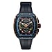 Nubeo Magellan Chronograph Blue Dial 5 ATM Water Resistant Watch with Rubber Strap