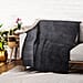  POD, Teddy Fleece Double Layered Blanket - Dark Grey