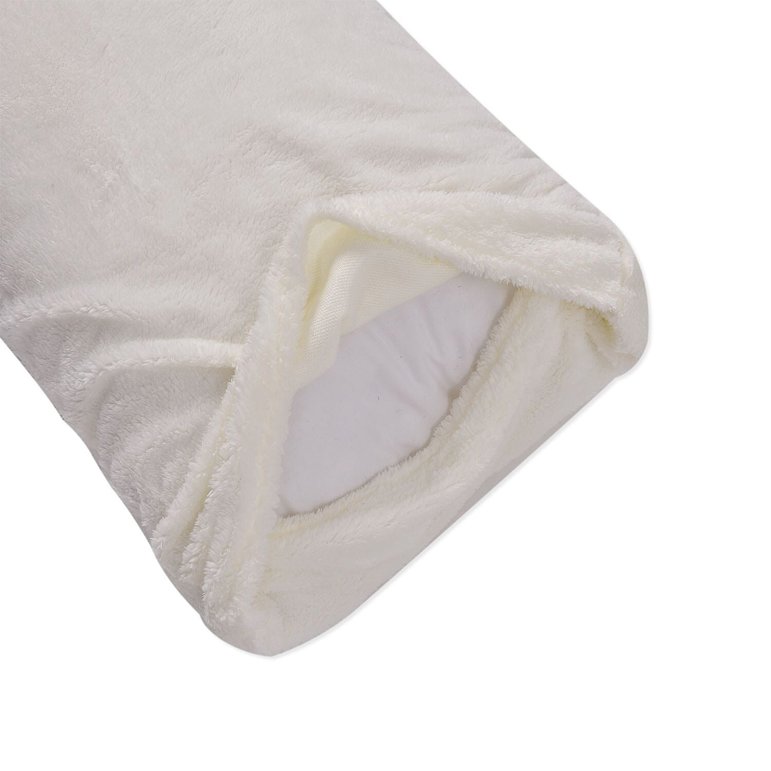 Luxury Edition - 3 Piece Set Teddy Fleece Duvet Cover & 2 Pillowcases - Grey