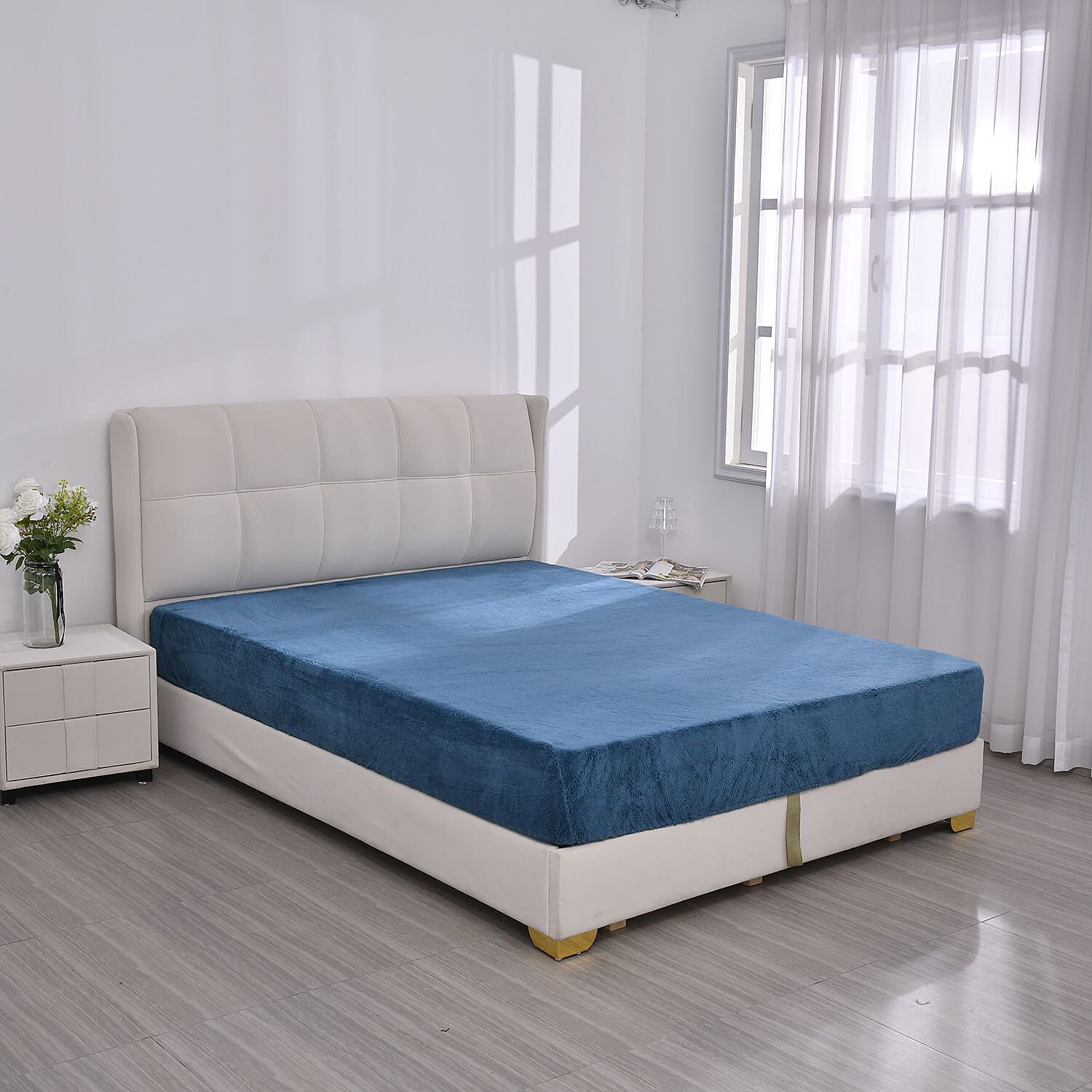 Luxury Edition - Teddy Fleece Fitted Sheet - Grey