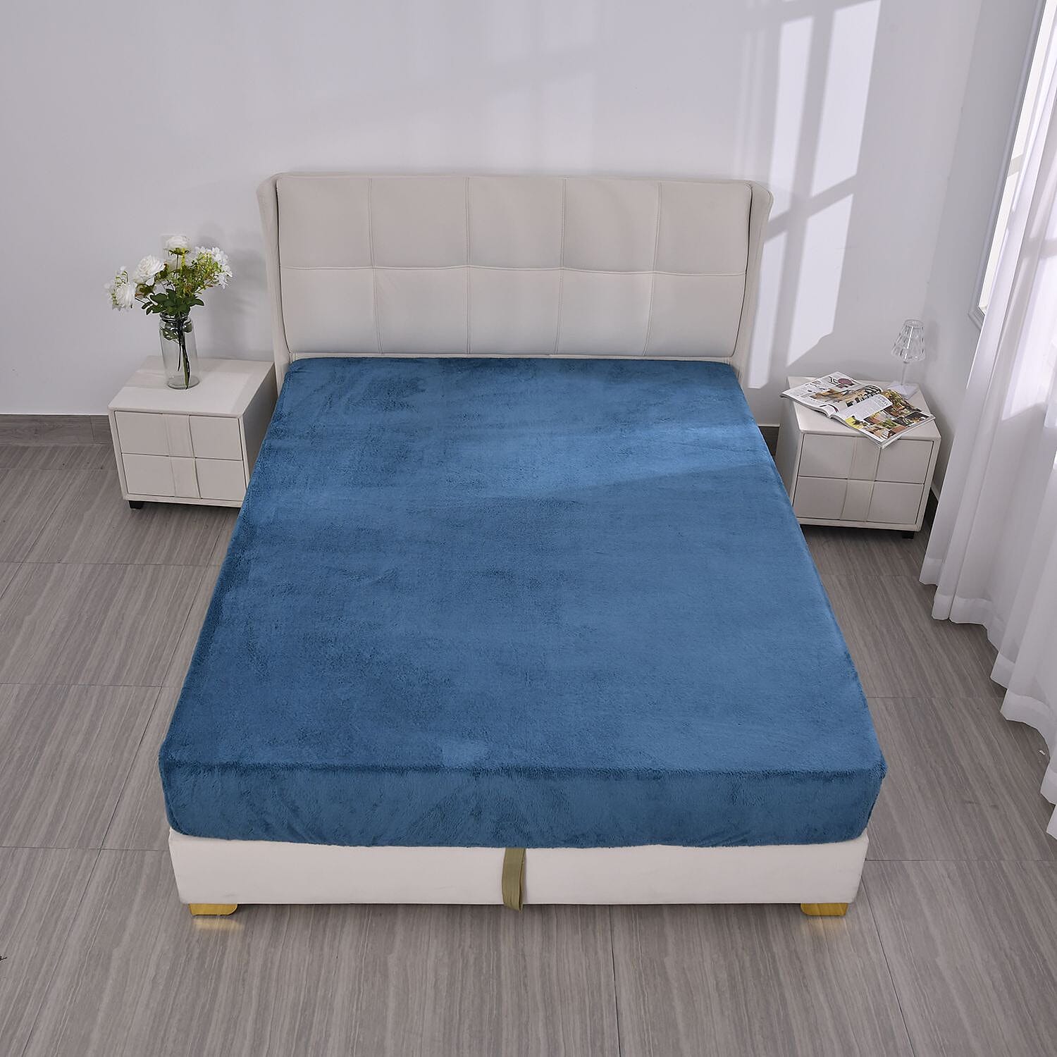 Luxury Edition - Teddy Fleece Fitted Sheet - Grey