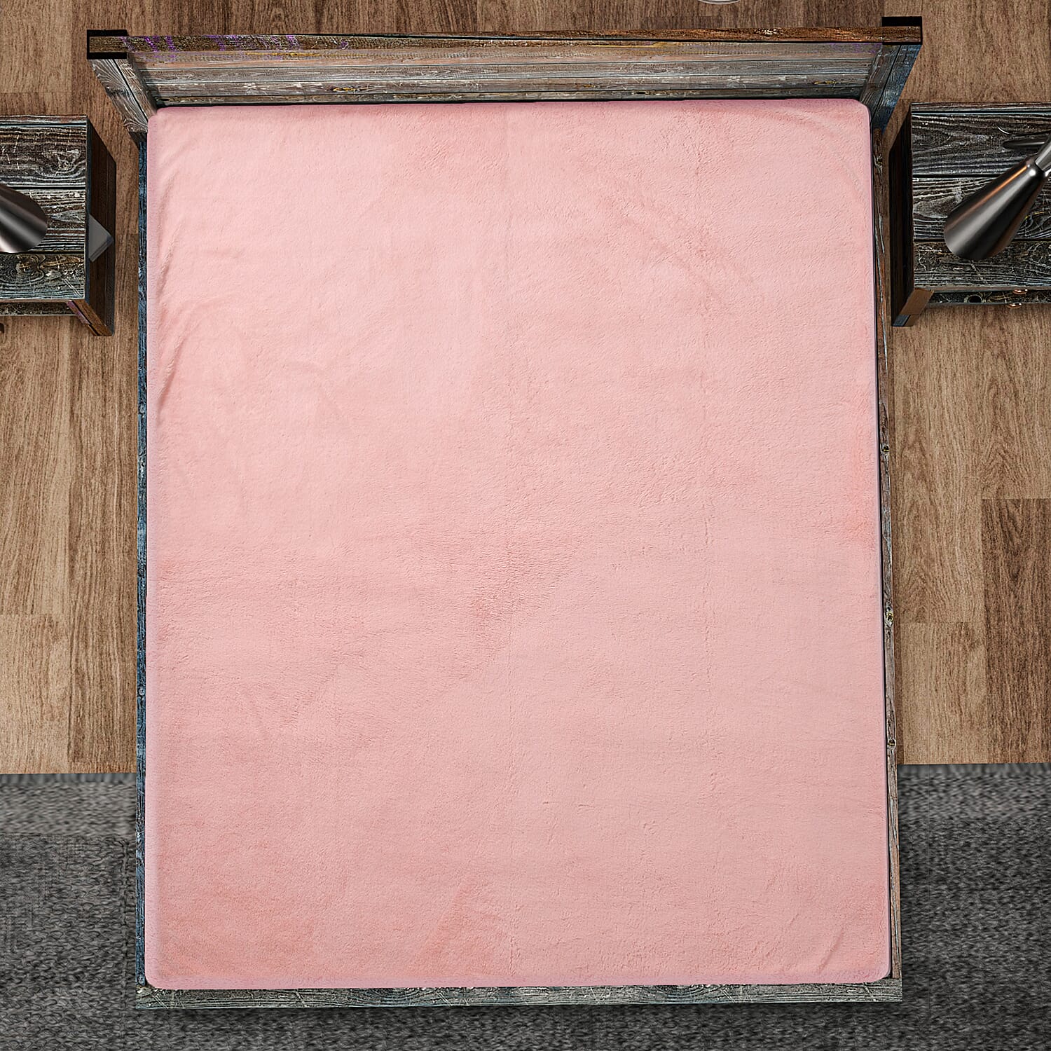 Luxury Edition - Teddy Fleece Fitted Sheet - Grey