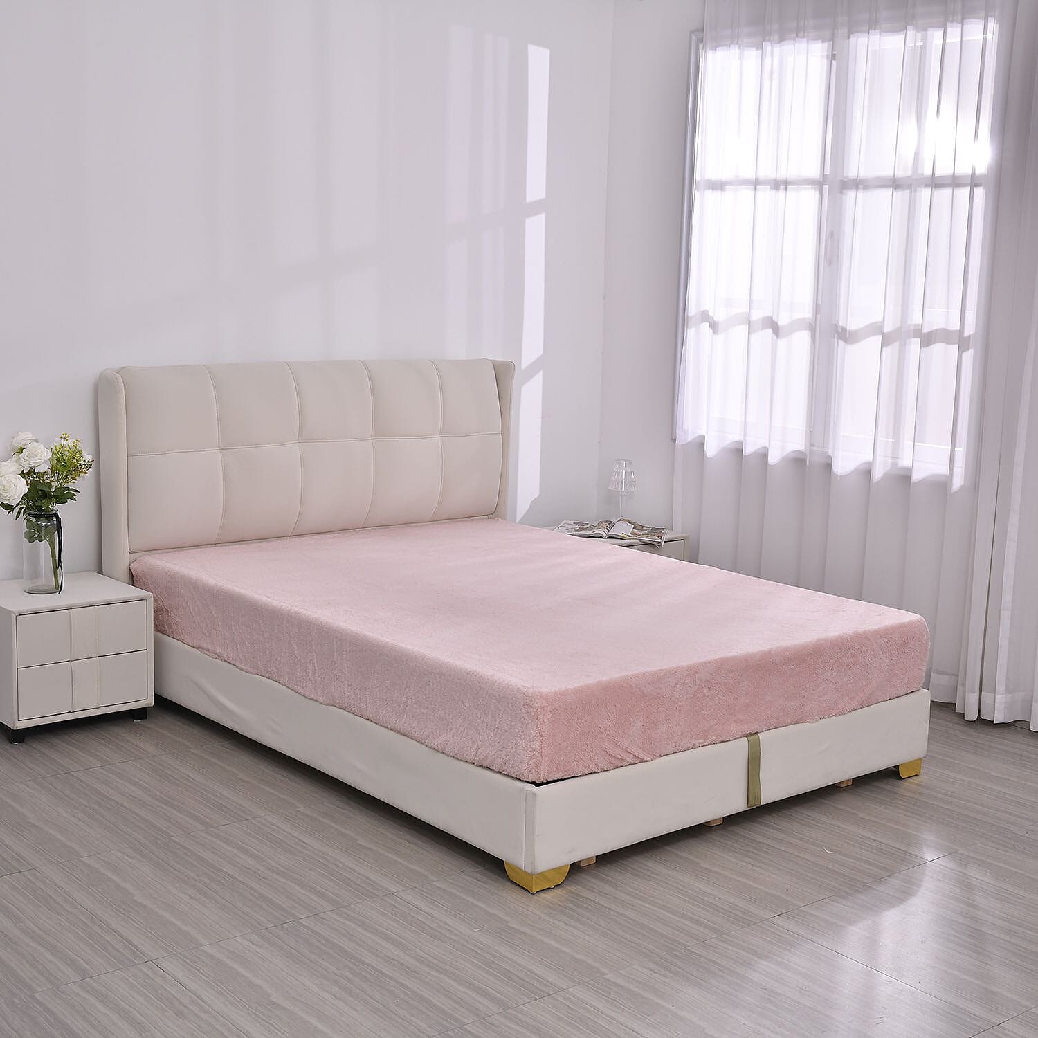 Luxury Edition - Teddy Fleece Fitted Sheet - Grey