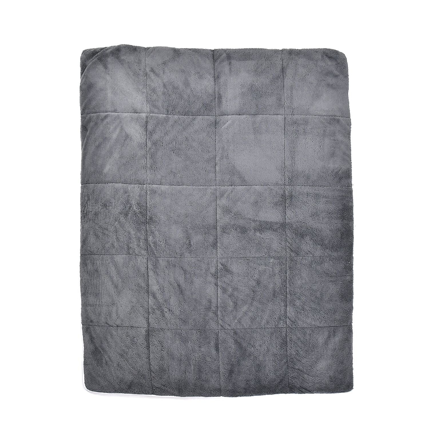 Luxury Edition - Teddy Fleece Quilted Mattress Enhancer - Grey