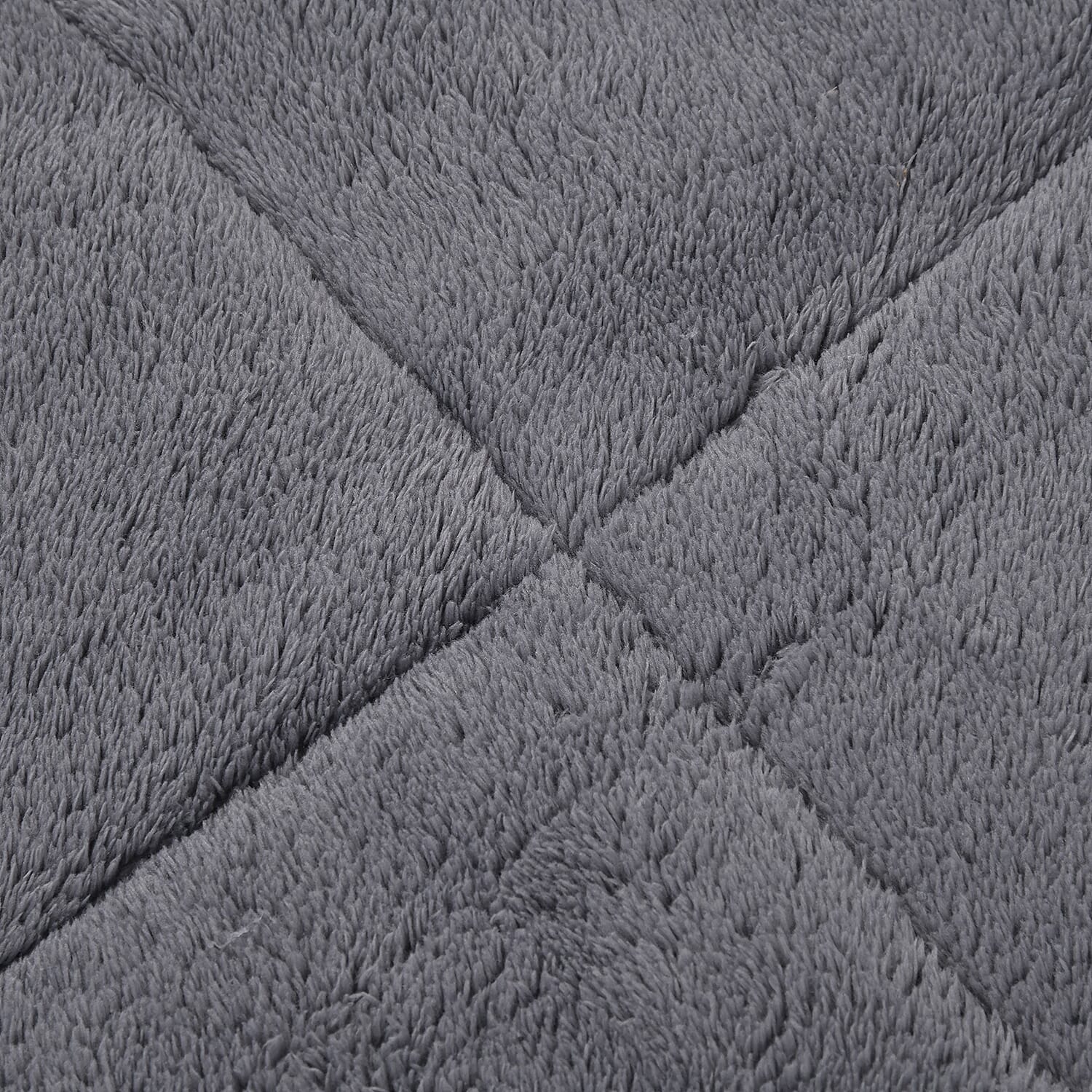 Luxury Edition - Teddy Fleece Quilted Mattress Enhancer - Grey