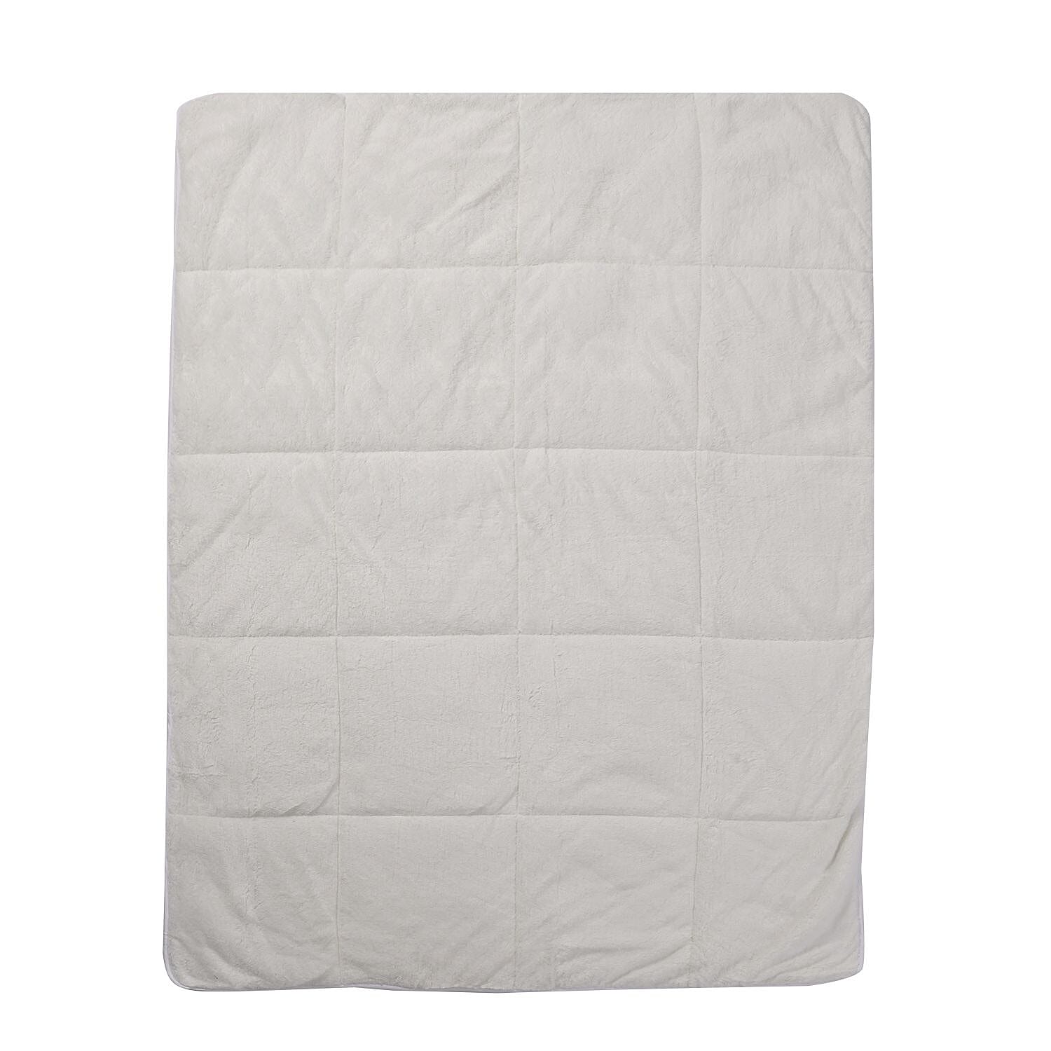 Luxury Edition - Teddy Fleece Quilted Mattress Enhancer - Grey