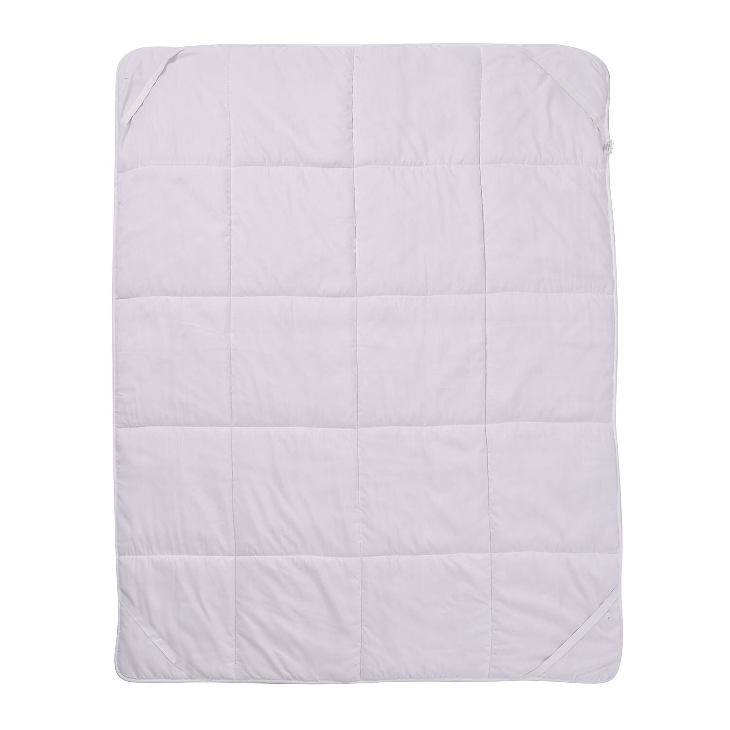 Luxury Edition - Teddy Fleece Quilted Mattress Enhancer - Grey