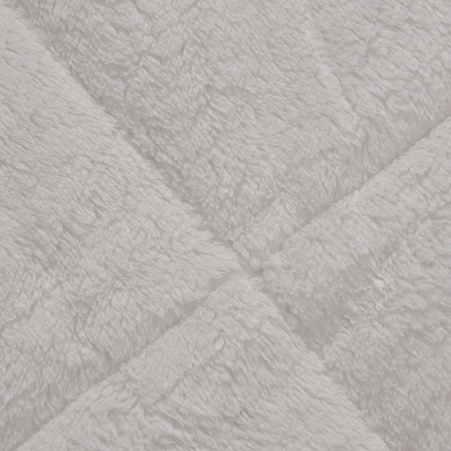 Luxury Edition - Teddy Fleece Quilted Mattress Enhancer - Grey