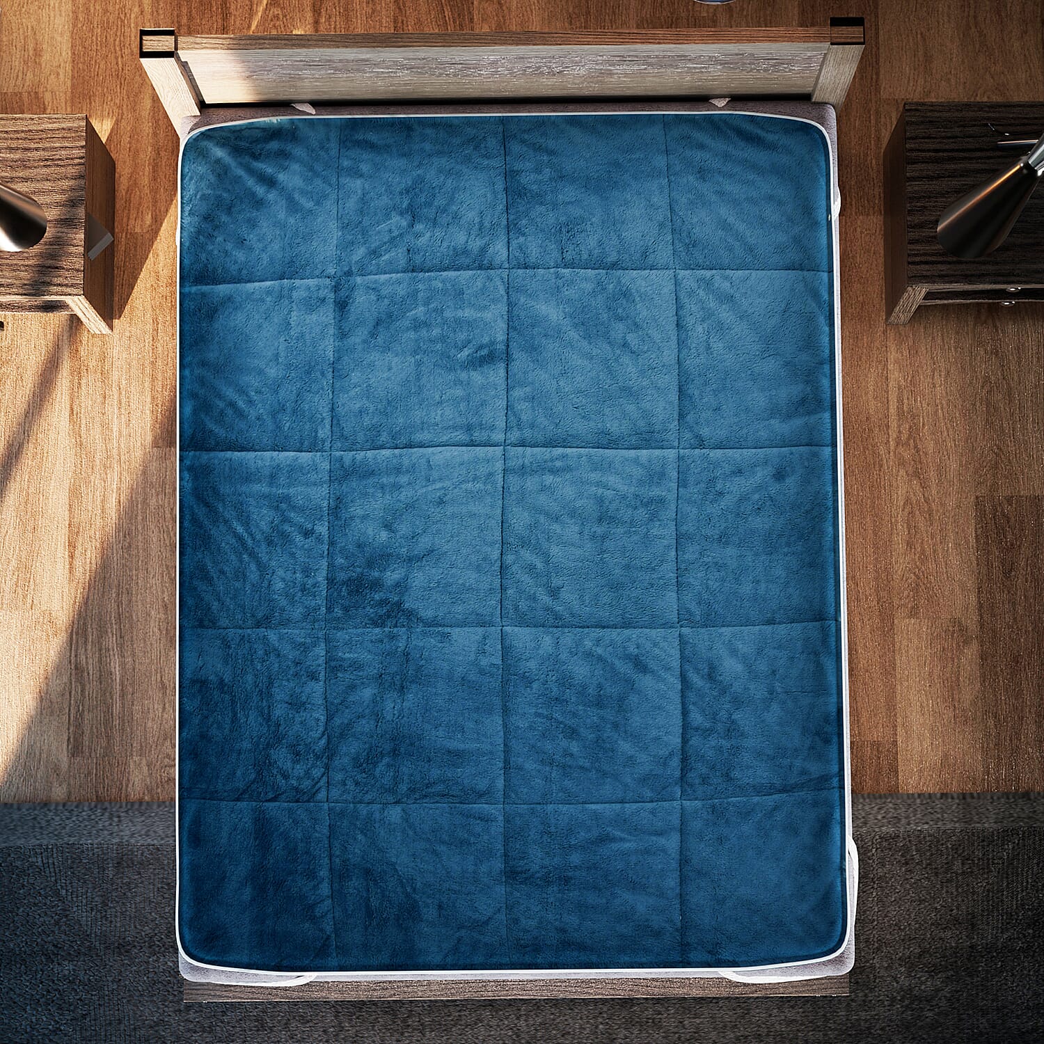 Luxury Edition - Teddy Fleece Quilted Mattress Enhancer - Grey